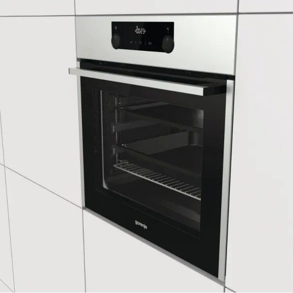 Духовка Gorenje BPS737E301X/70 л/ A+/таймер IconLed/гриль/швидкий нагрів/ приготування на пару/піроліз/нержав.