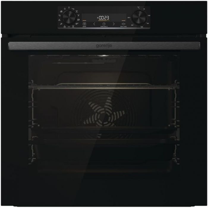 Духовка Gorenje BOS6737E13FBG/77 л/ A+/IconLed/гриль/швидк. нагрів/ приготув. на пару/телескопіч. спрямовувачі/ чорний