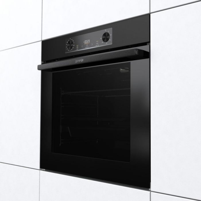 Духовка Gorenje BOS6737E06B/ 77 л/ IconLed/ гриль/ таймер/швидкий нагрів/ приготування на пару/чорний