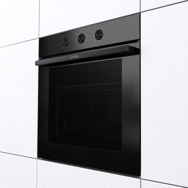 Духовка Gorenje BO6725E02BG/ 77 л/ механіч.таймер з функц. відключення/ гриль/швидкий нагрів/чорний