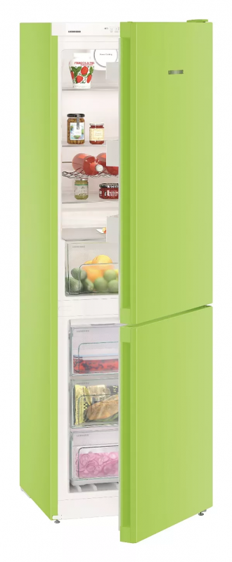 Холодильник з нижн. мороз. камероюLiebherr CNkw4313 60 x 186.1 x 65.7см, 2 дв., Х- 209л, М- 95л, A++, NF, Зелений