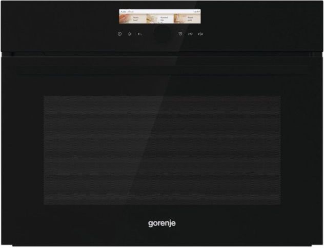 Духовка Gorenje BCM598S17BG/компактна з функц м/хв.пічки/ 50 л/сенс.програм/ електрон.упр/гриль/чорний