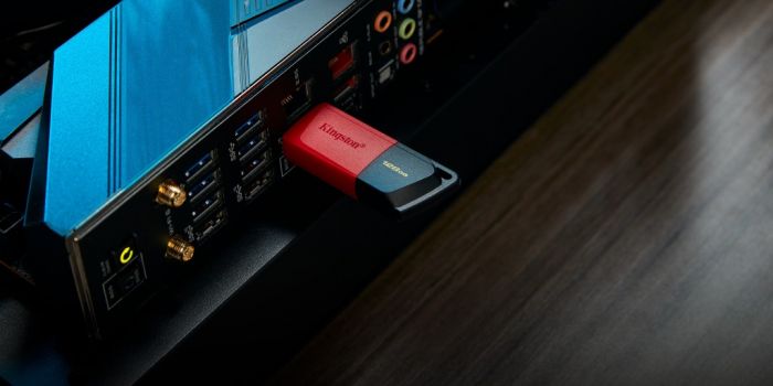 Накопичувач Kingston   64GB USB 3.2 Gen1 DT Exodia Black Blue