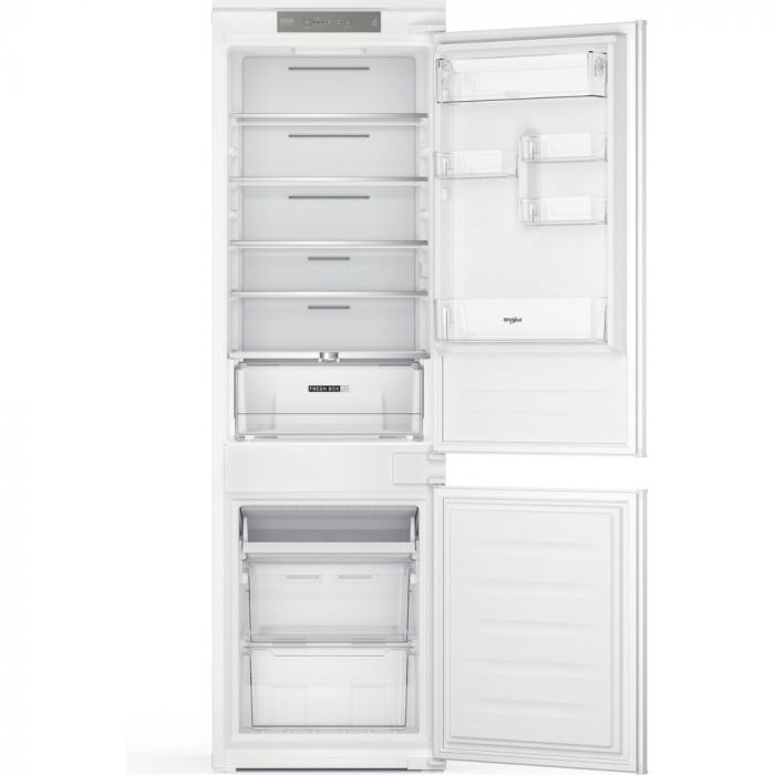 Вбуд. холодильник з мороз. камерою Whirlpool WHC18T311, 177х54х54см, 2 дв., Х- 182л, М- 68л, A+, NF, Білий