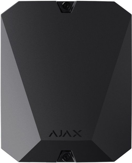 Модуль Ajax MultiTransmitter для інтеграції сторонніх провідних пристроїв в Ajax чорний
