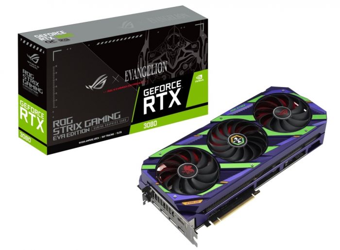 Вiдеокарта ASUS GeForce RTX3080 12GB GDDR6X STRIX OC EVA