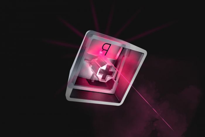 Набір кейкапів для клавіатури Razer Phantom US/UK 128шт. White