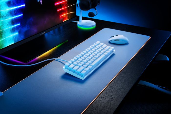 Набір кейкапів для клавіатури Razer Phantom US/UK 128шт. White