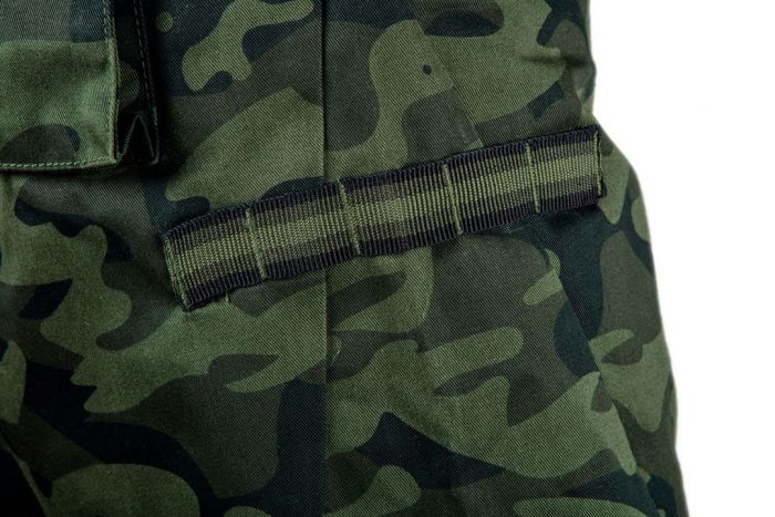 Шорти робочі NEO CAMO, розмір S (48), 255 г/м2, еластичний пояс, камуфляжні