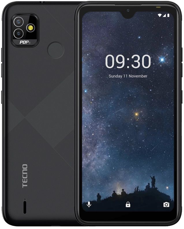 Смартфон TECNO POP 5 (BD2d) 2/32Gb 2SIM Obsidian Black