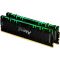 Пам'ять ПК Kingston DDR4 16GB KIT (8GBx2) 3200 FURY Renegade RGB