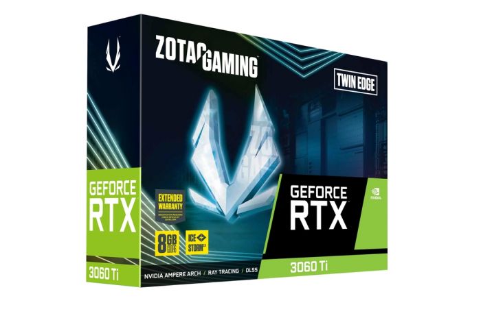 Відеокарта ZOTAC GeForce RTX 3060 Ti 8GB GDDR6 Twin Edge LHR