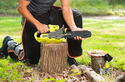 Пила ланцюгова Ryobi ONE+ RY18CS20A-0, 18В, акумуляторна, шина 20 см (без АКБ та ЗП)