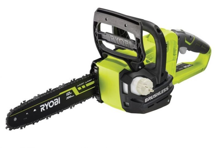 Пила ланцюгова Ryobi ONE+RCS1830-140B, 18В, безщіткова, шина 30 см, АКБ 4.0Ач+ЗП