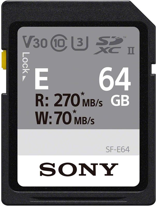 Карта пам'яті Sony 64GB SDXC C10 UHS-II U3 V60 R270/W70MB/s Entry