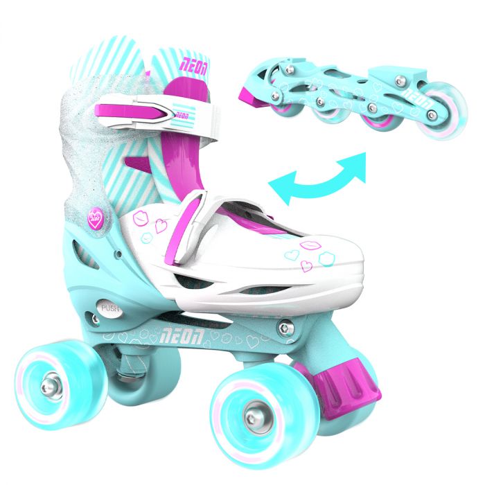 Ролики Neon COMBO SKATES Бірюзовий (Размер 30-33)