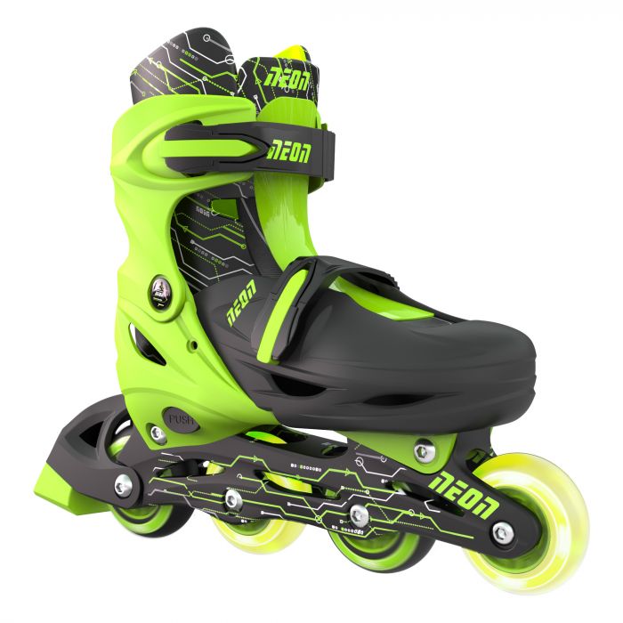 Ролики Neon COMBO SKATES Салатовий (Розмір 30-33)