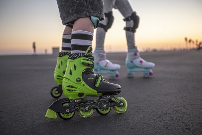 Ролики Neon COMBO SKATES Салатовий (Розмір 30-33)