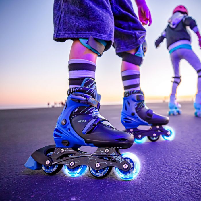 Ролики Neon Combo Skates Синій (Размір 30-33)