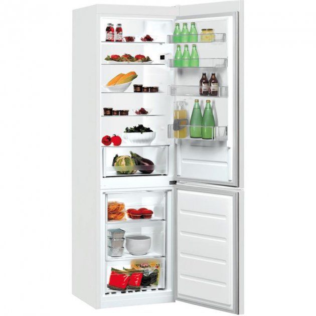 Холодильник з нижн. мороз. камерою Indesit LI9S1EW, 200х66х60см, 2 дв., Х- 258л, М- 111л, A+, ST, Білий