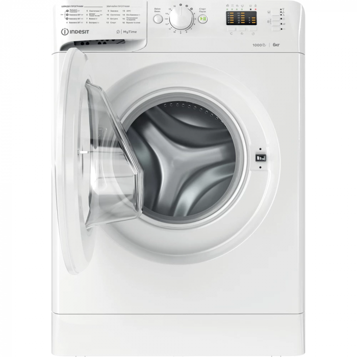 Пральна машина з фронт. завант. Indesit OMTWSA61052WUA, 6кг, 1000, A++, 43см, Білий