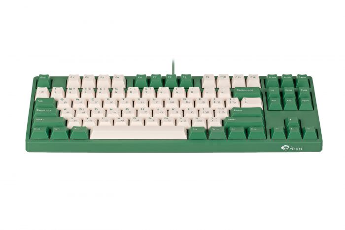 Akko Клавіатура 3087 Matcha Red Bean Cherry MX Brown, RU, Green