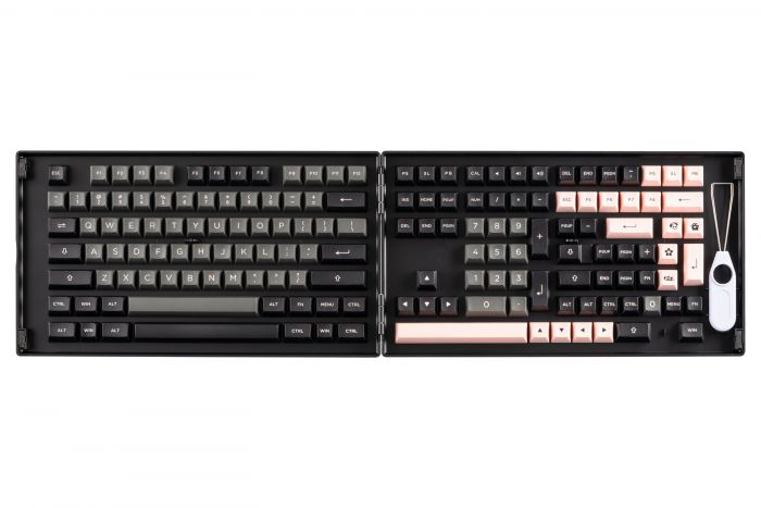 Akko Кейкапи Black&Pink ASA Fullset Keycaps, EU, Blue