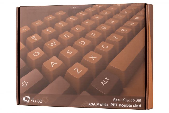 Akko Кейкапи Chocolate ASA Fullset Keycaps, EU, Blue