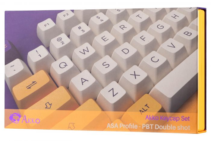 Akko Кейкапи Los Angeles ASA Fullset Keycaps, EU, Blue