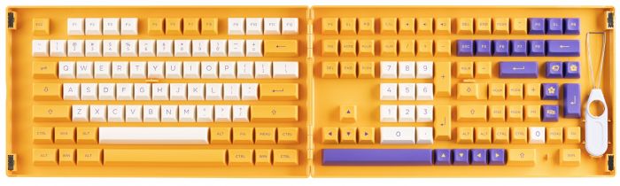 Akko Кейкапи Los Angeles ASA Fullset Keycaps, EU, Blue