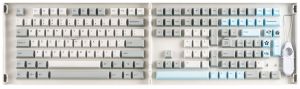 Akko Кейкапи Silent Fullset Keycaps, EU, Blue