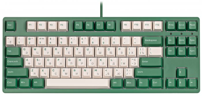 Akko Клавіатура 3087 Matcha Red Bean Cherry MX Red, RU, Green