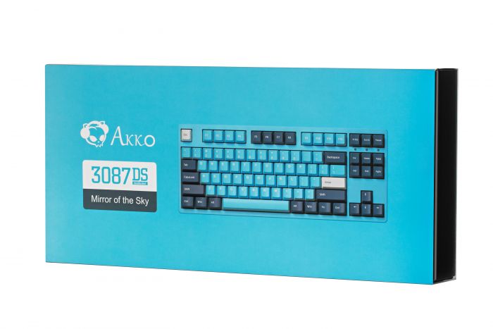 Akko Клавіатура 3087 Mirror of the Sky Cherry MX Blue, RU, Blue