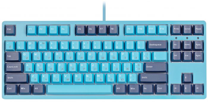 Akko Клавіатура 3087 Mirror of the Sky Cherry MX Blue, RU, Blue