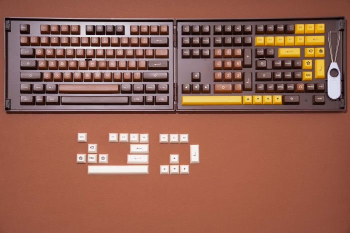 Akko Кейкапи Chocolate ASA Fullset Keycaps, EU, Blue