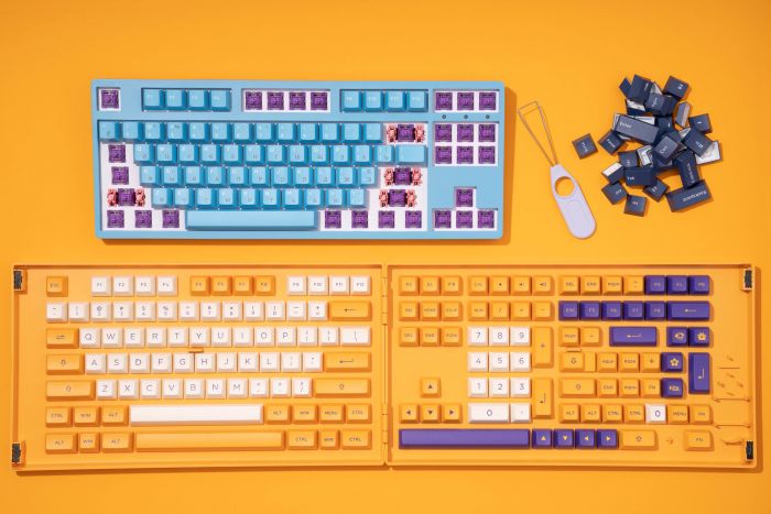 Akko Кейкапи Los Angeles ASA Fullset Keycaps, EU, Blue