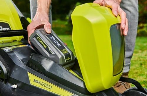 Газонокосарка Ryobi MAX POWER RY36LM40A-0 акумуляторна, з декою 40см, 36В (без АКБ та ЗП)