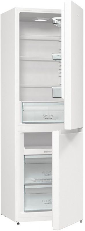 Холодильник з нижн. мороз. камерою Gorenje RK6192PW4, 185х60х60см, 2 двері, 208(112)л, А++, механіч.  упр. , Зона св-ті, Білий