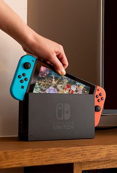 Ігрова консоль Nintendo Switch (неоновий червоний/неоновий синій)