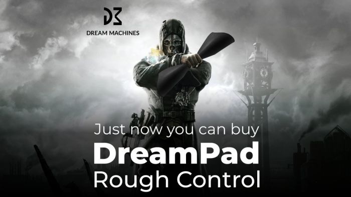 Ігрова поверхня Dream Machines DM Pad Rough Control Black 400x450x4