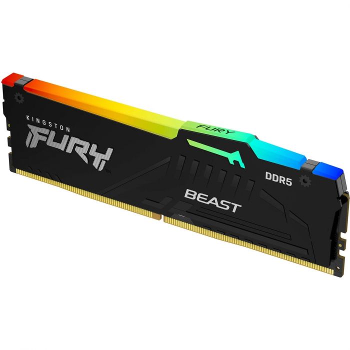 Пам'ять ПК Kingston DDR5  8GB 5600 Beast Black RGB