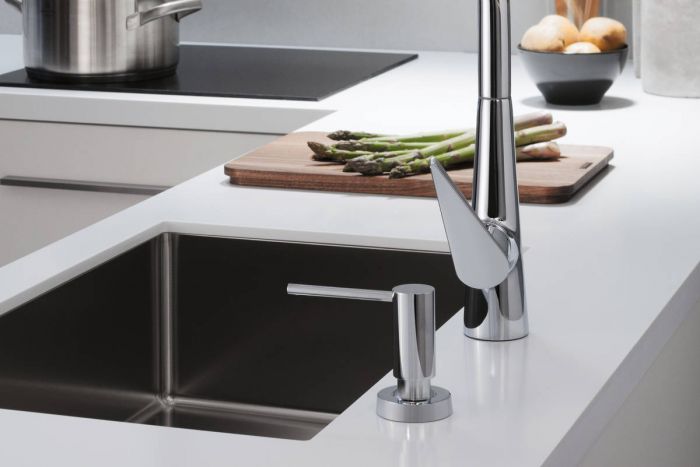 Дозатор миючих засобів Hansgrohe A51/40448000/нержавіюча сталь/500 мл/хром