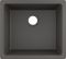 Кухонна мийка Hansgrohe S51 S510-U450/43431290/граніт/прямокутна/500х450х190/під стільницю/сірий камінь