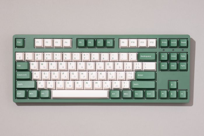 Akko Клавіатура 3087 Matcha Red Bean Cherry MX Brown, RU, Green