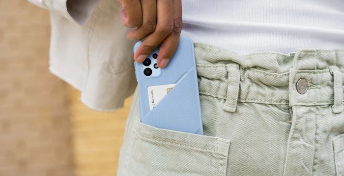 Чохол Samsung Card Slot Cover для смартфону Galaxy A23 (A235) Peach