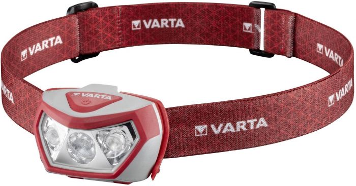 Ліхтар VARTA Налобний Outdoor Sports H20 Pro IPX4, до 200 люмен, до 50 метров, біле/червоне світло,  3хААА