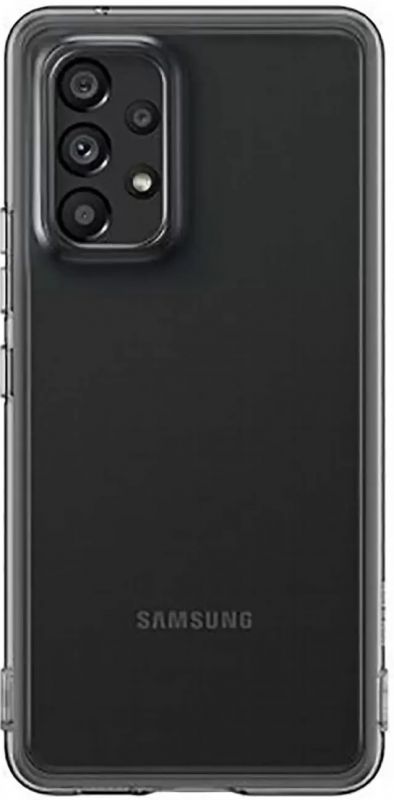Чохол Samsung Soft Clear Cover для смартфону Galaxy A53 (A536) Black