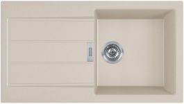 Кухонні мийки Franke Sirius S2D Slim 611-78/ 143.0632.393/ тектонайт/з крилом/ оборотна/сахара