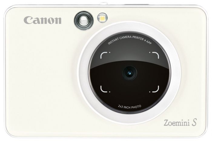 Canon Портативна камера-принтер ZOEMINI S ZV123 Pearl White + 30 листів Zink PhotoPaper