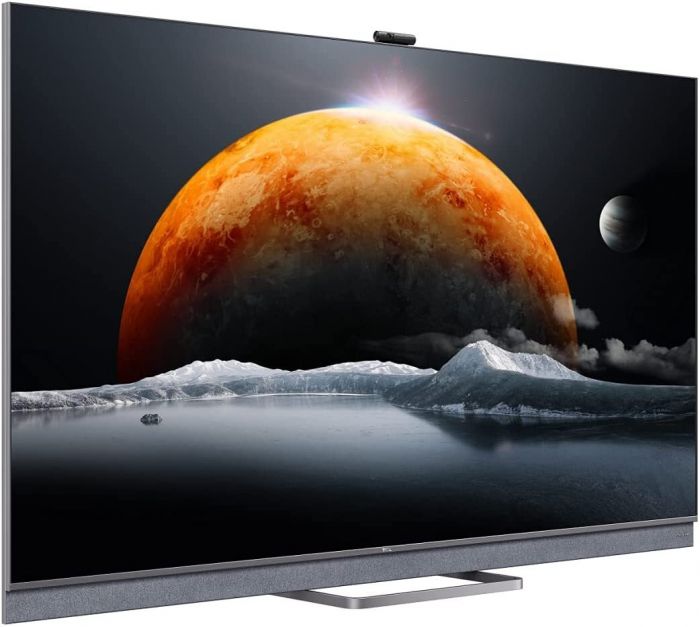 Телевізор 55" Mini LЕD 4K TCL 55C825 Smart, Android, Silver, ONKYO sound